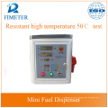 mobile mini fuel dispenser with LCD display currency flow , diesel fuel dispenser